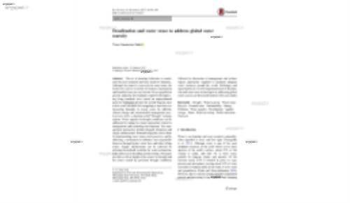 Desalination and water reuse to address global water scarcity